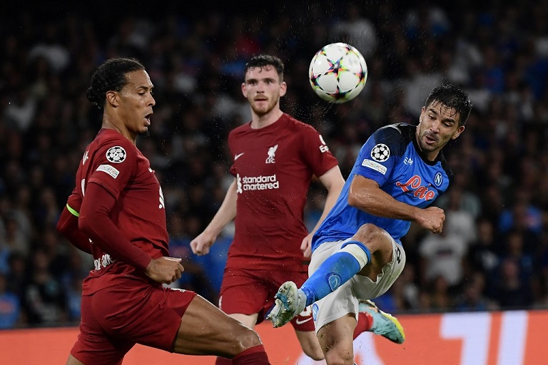 Napoli are unbeaten in their Champions League Group A and are looking to end the stage like that when they travel to face Liverpool on Tuesday.
