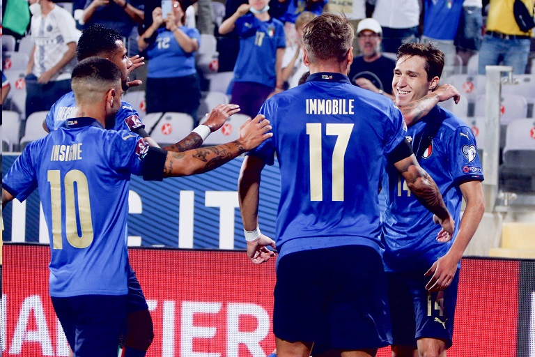 Italy will play Spain in the first semi-final of the UEFA Nations League on Wednesday night seeking to maintain their unbeaten run.