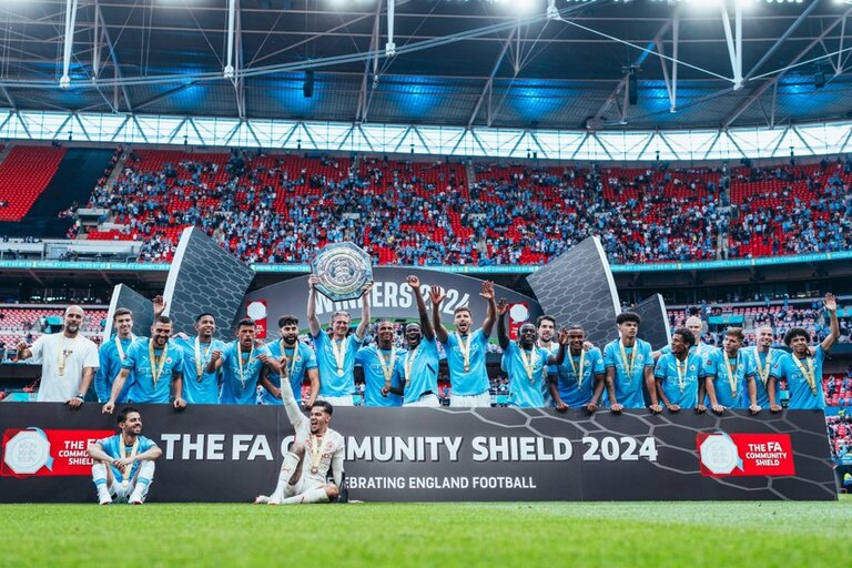 Man City win 2024 Community Shield