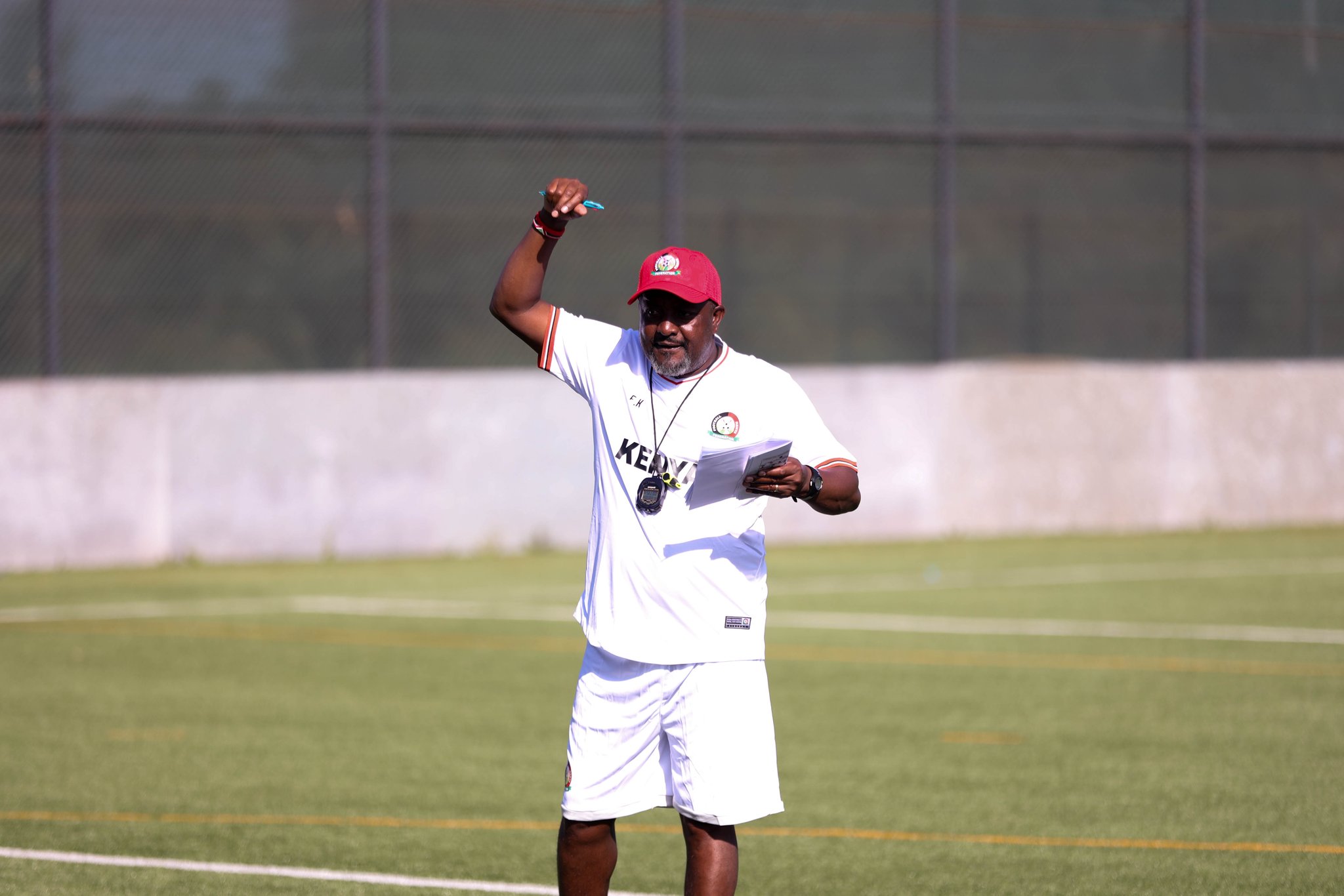 Harambee Stars interim coach Francis Kimanzi