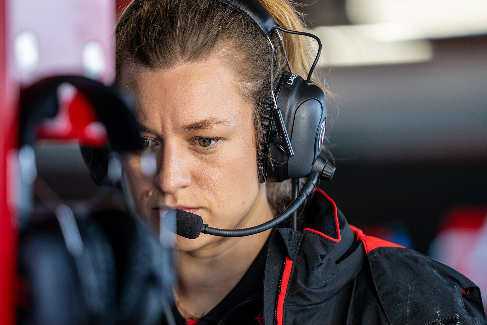 Haas Engineer Laura Mueller.