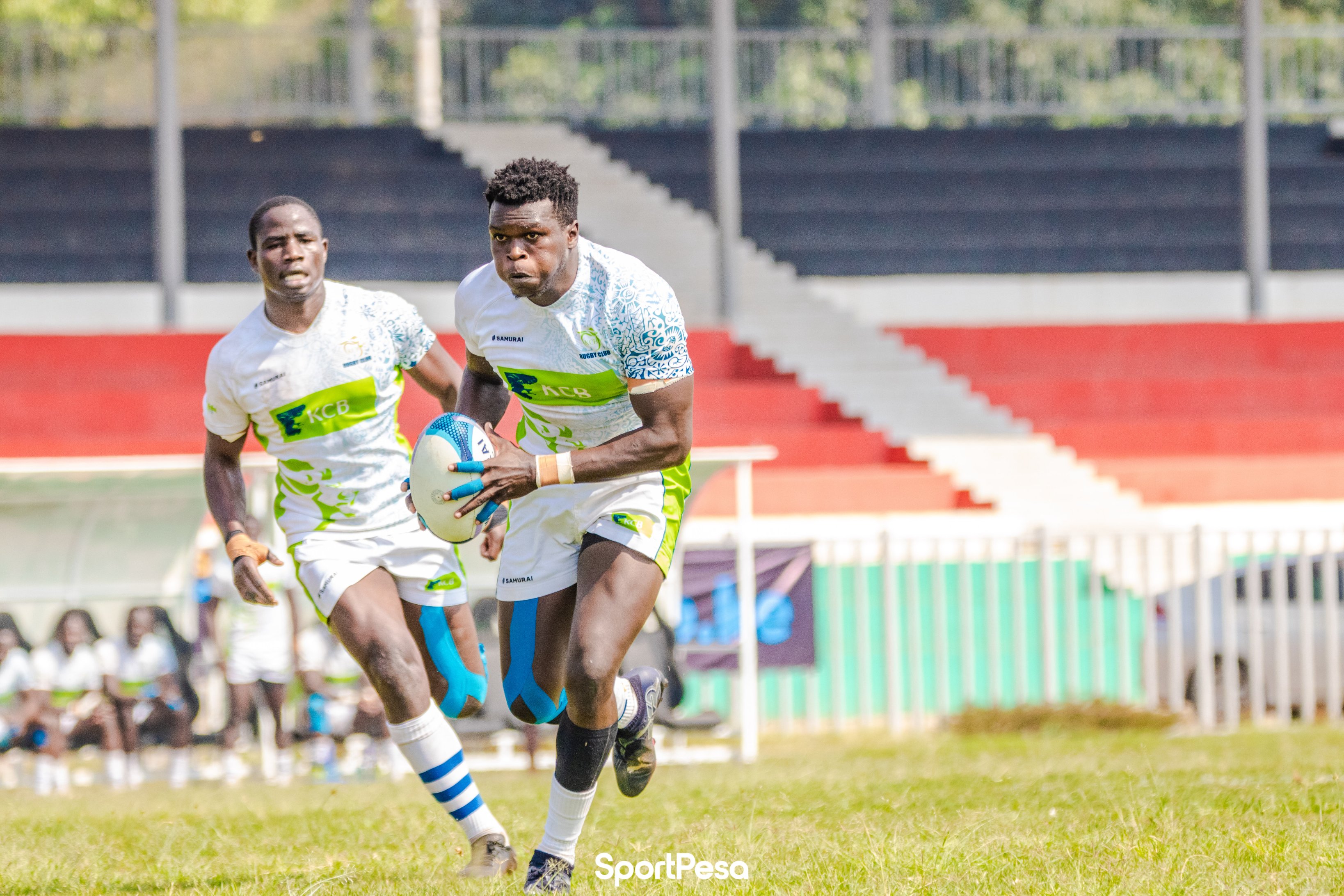 KCB player in action During a Kenya Cup //PHOTO//FANAKA STDIOS//X