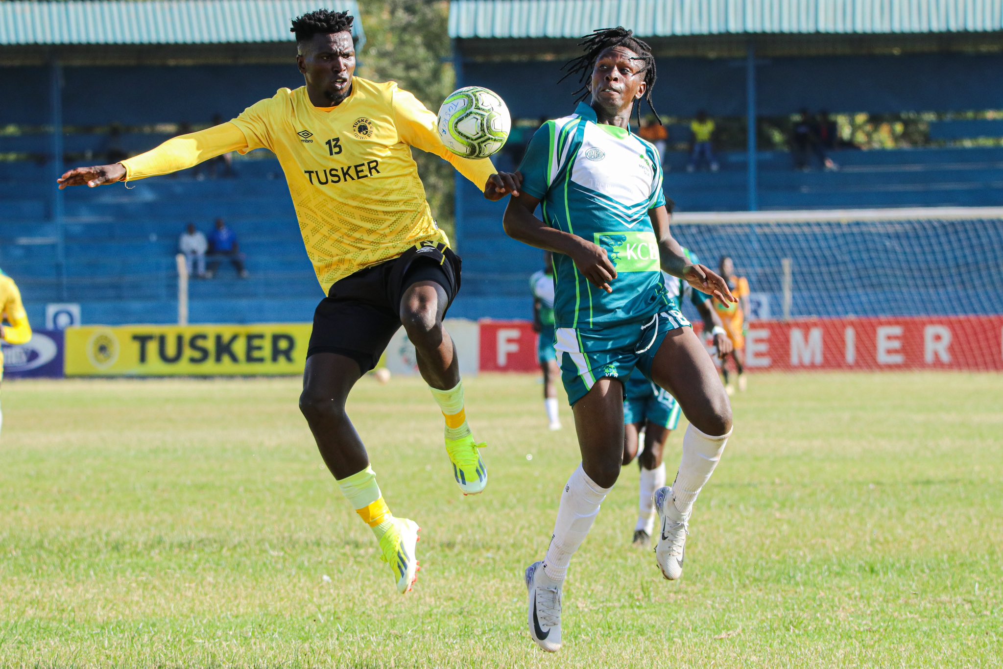 Alex Onchwari in action against KCB