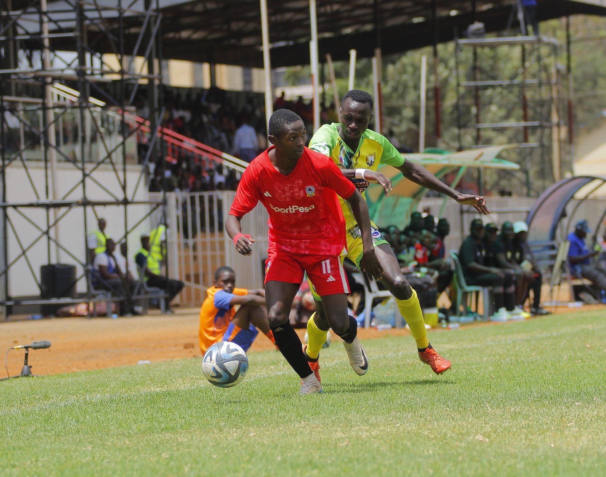 Shabana FC and Kakamega Homeboyz in action on sunday//PHOTO FKF X