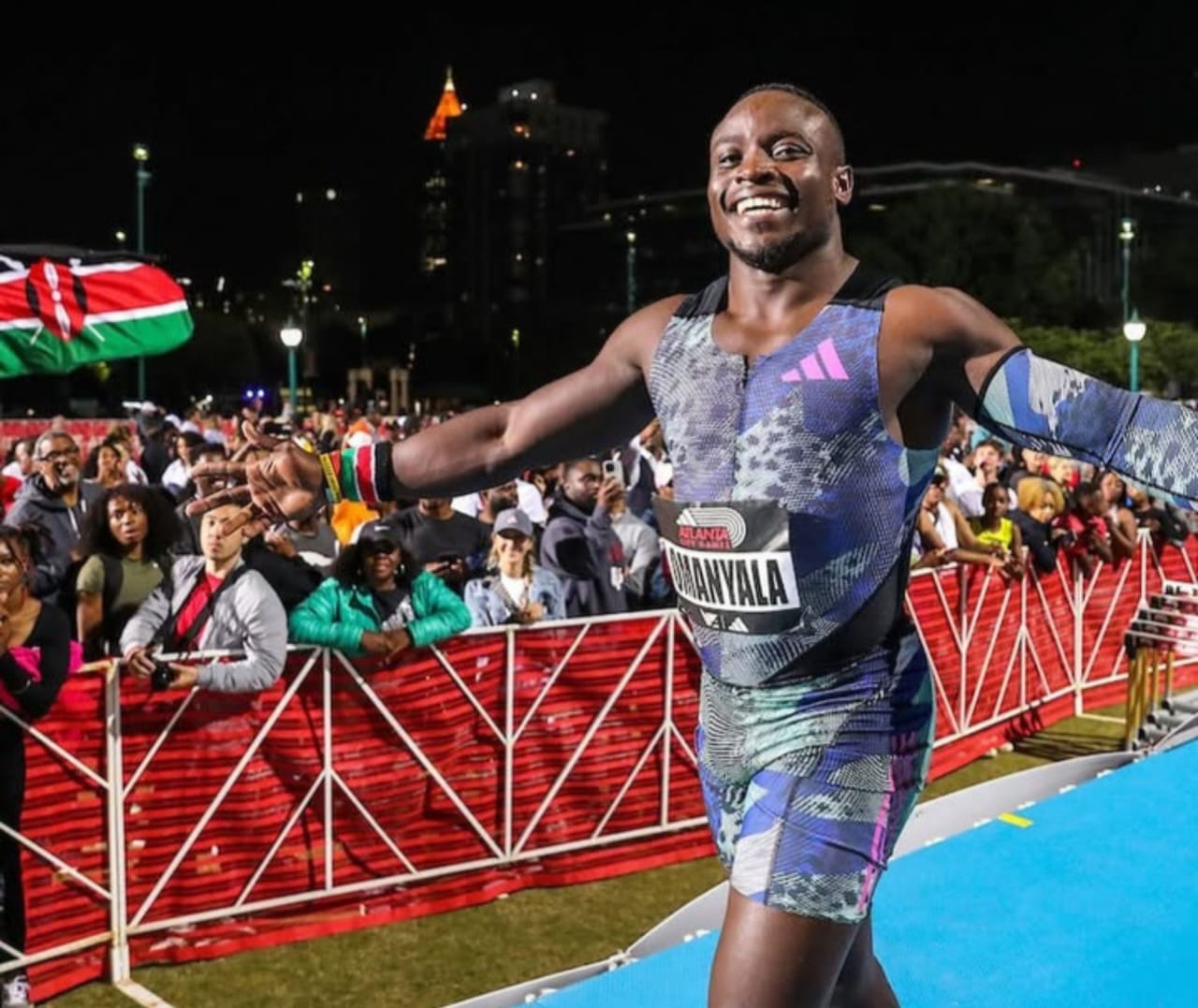 Ferdinand Omanyala record