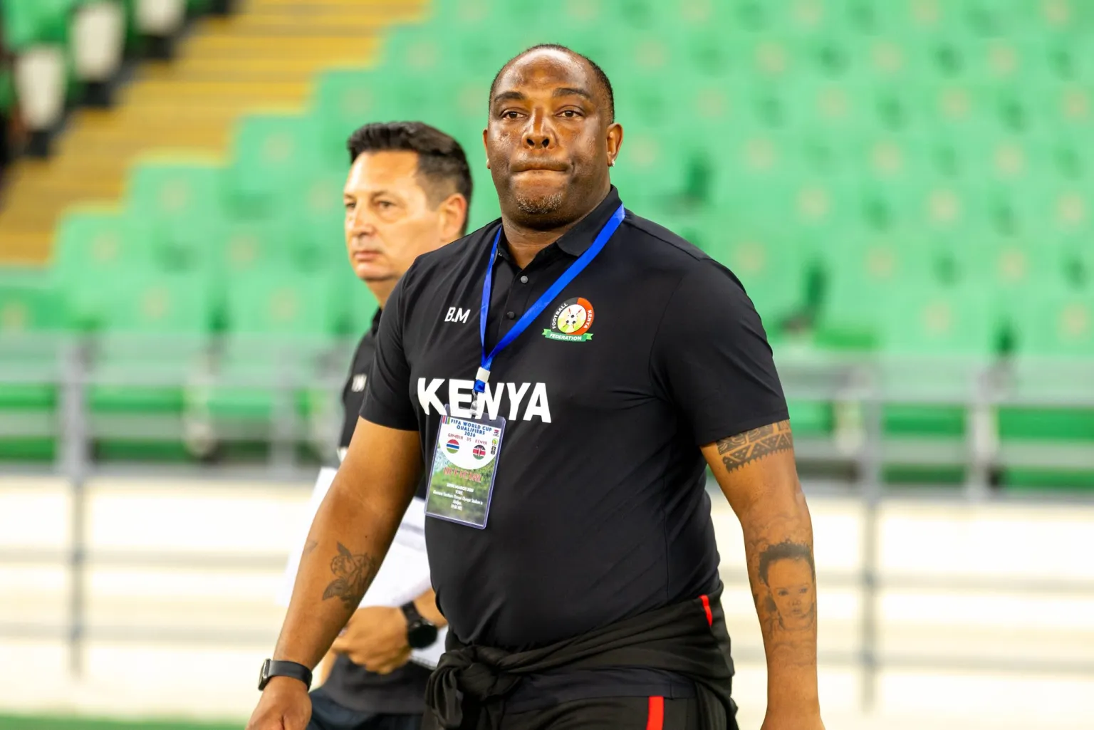 Harambee Stars head coach Benni McCarthy