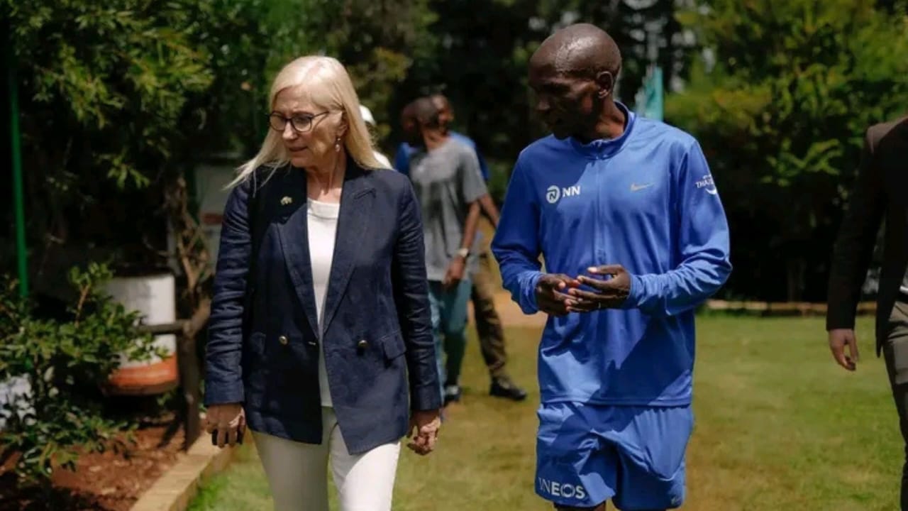 Eliud Kipchoge Sydney Marathon 2025.