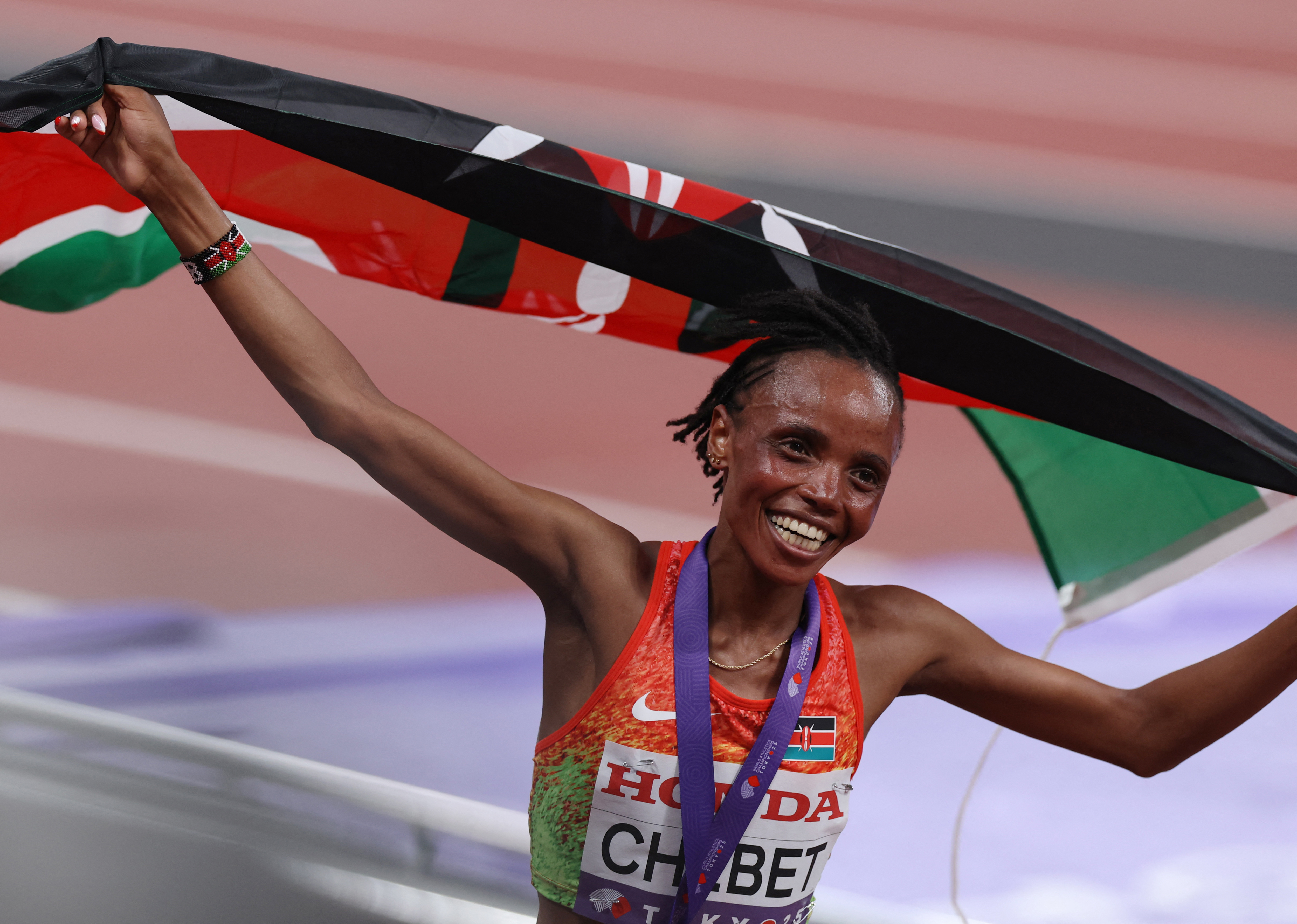 Beatrice Chebet celebrates as Kenyan athletes shine in Tokyo