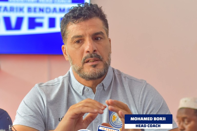 Moroccan head coach Mohamed Borji