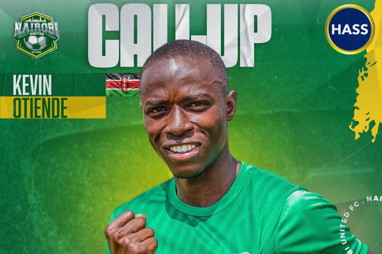Nairobi United youngster Kevin Otiende