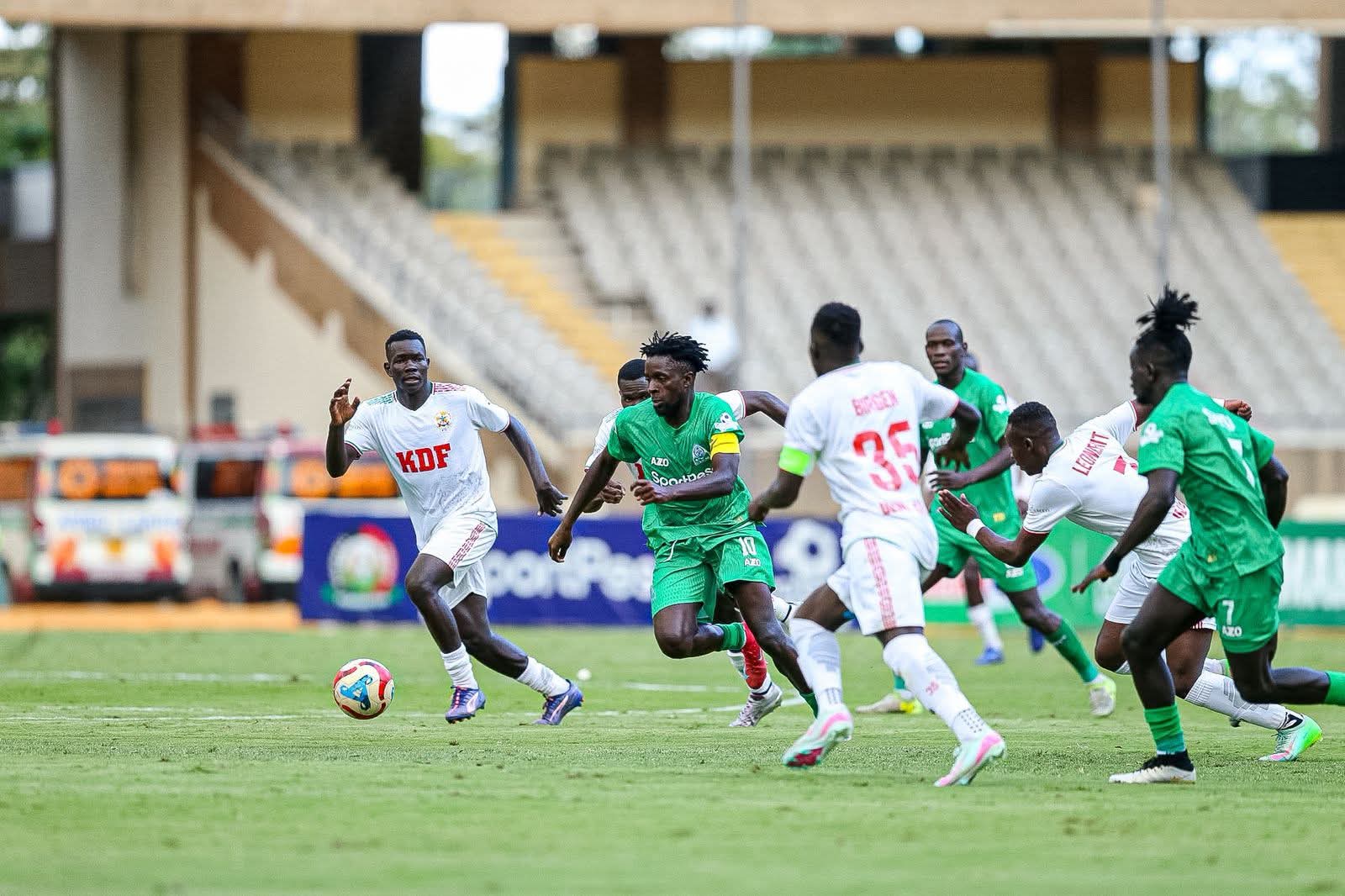 Ulinzi Stars halt Gor Mahia's winning streak in Kasarani stalemate