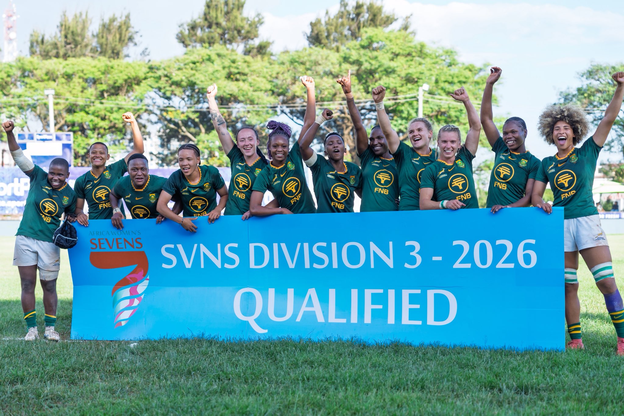 South Africa outclass host Kenya Lionesses 22–0 to defend the Rugby Africa Women’s 7s title.