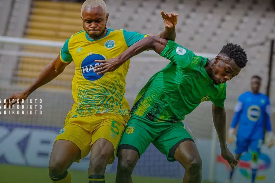 Nairobi United goalkeeper Kevin Odour