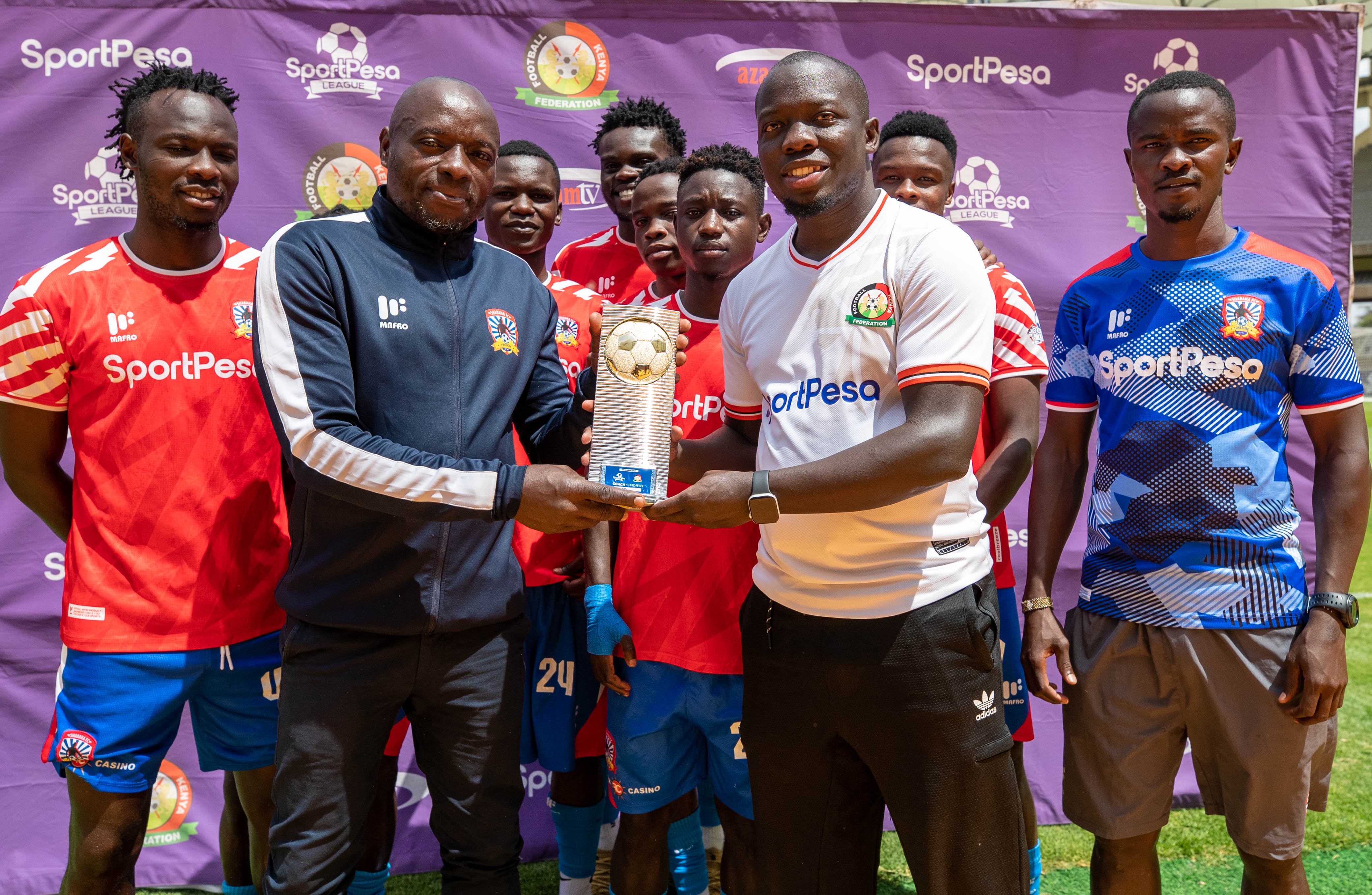 Shabana coach Peter Okidi has been crowned the SportPesa League Coach of the Month for November