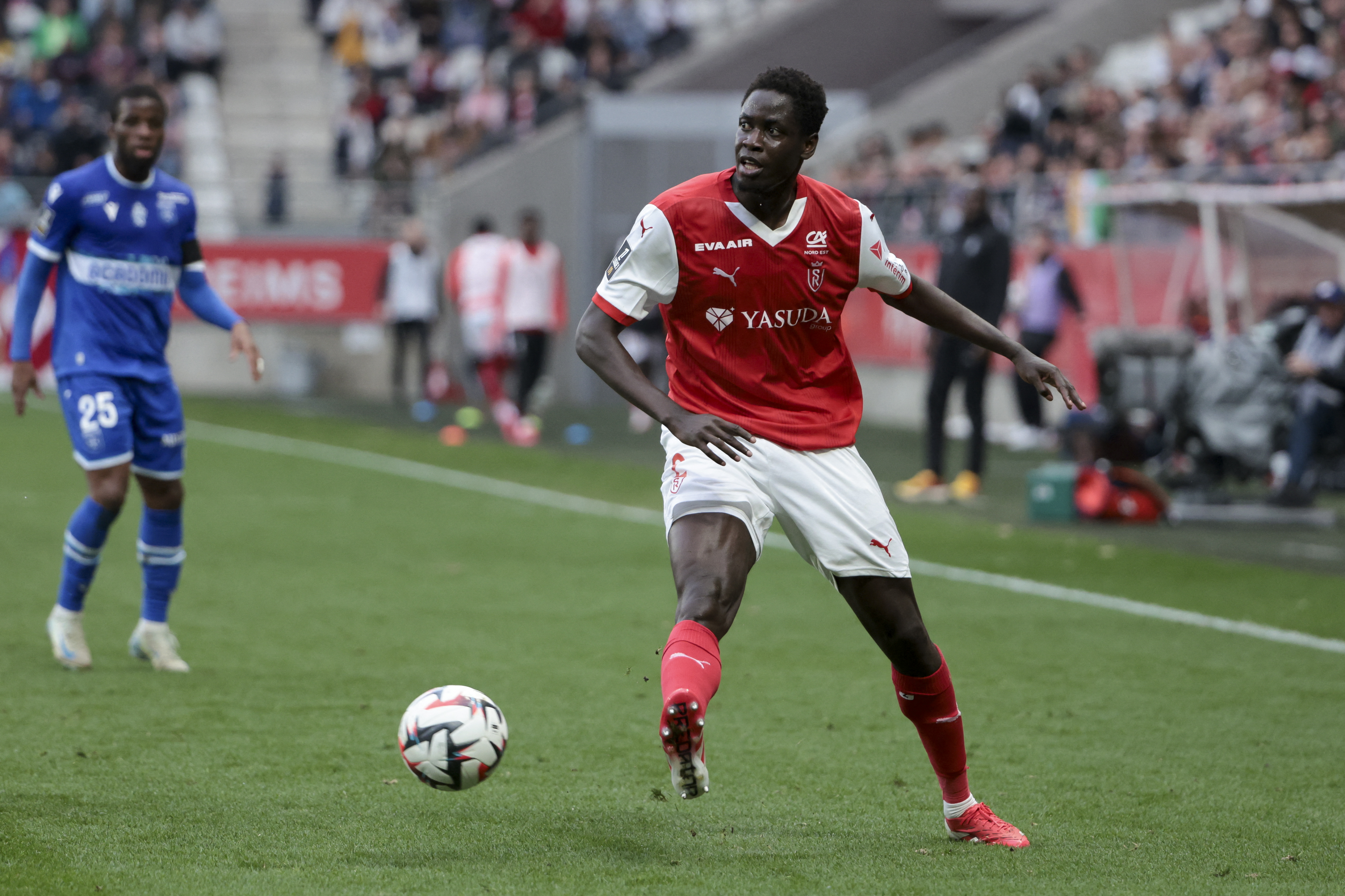 Joseph Okumu ready to guide Harambee Stars youngster Manzur Okwaro at Stade de Reims