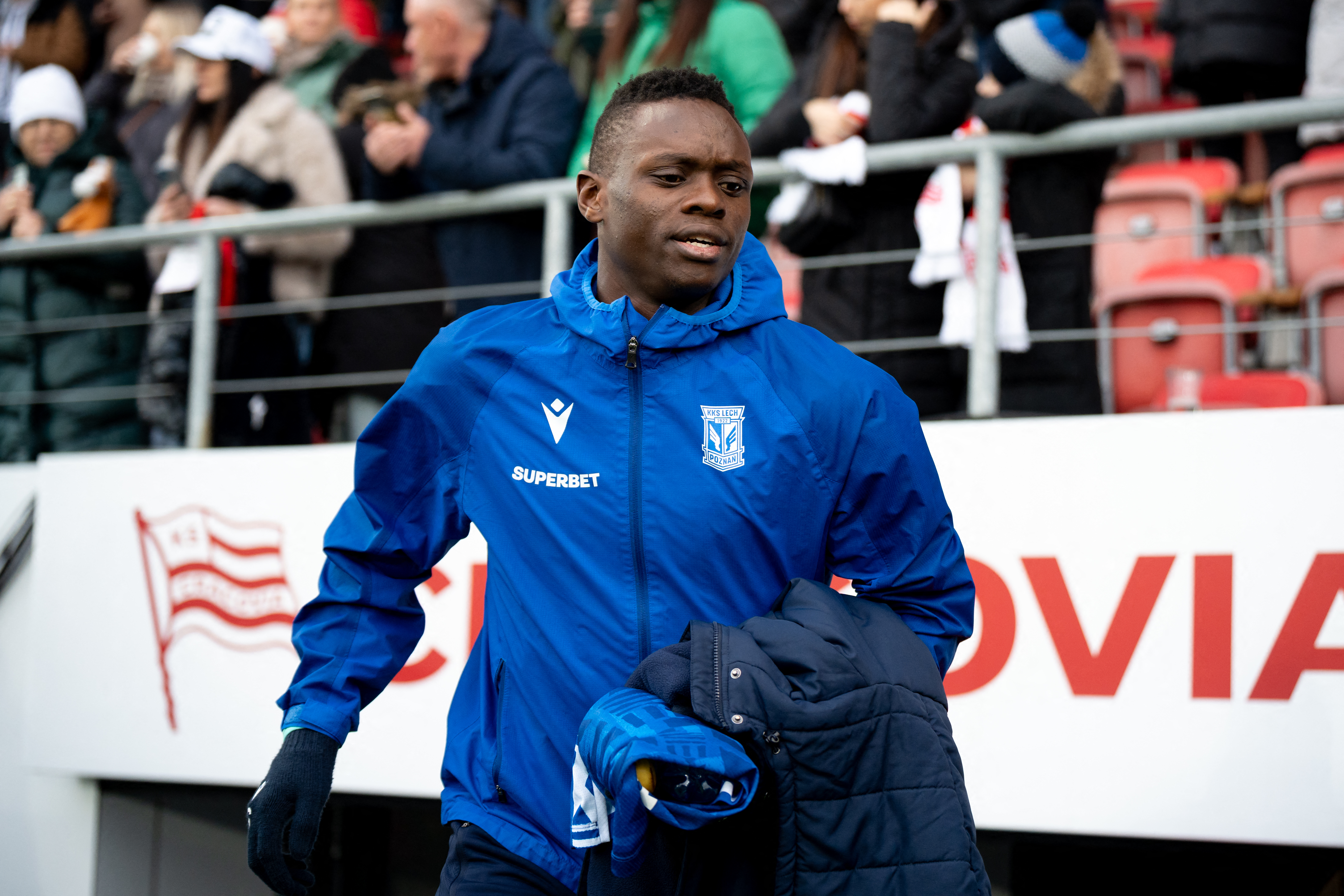 Timothy Ouma dropped for indiscipline at Lech Poznań