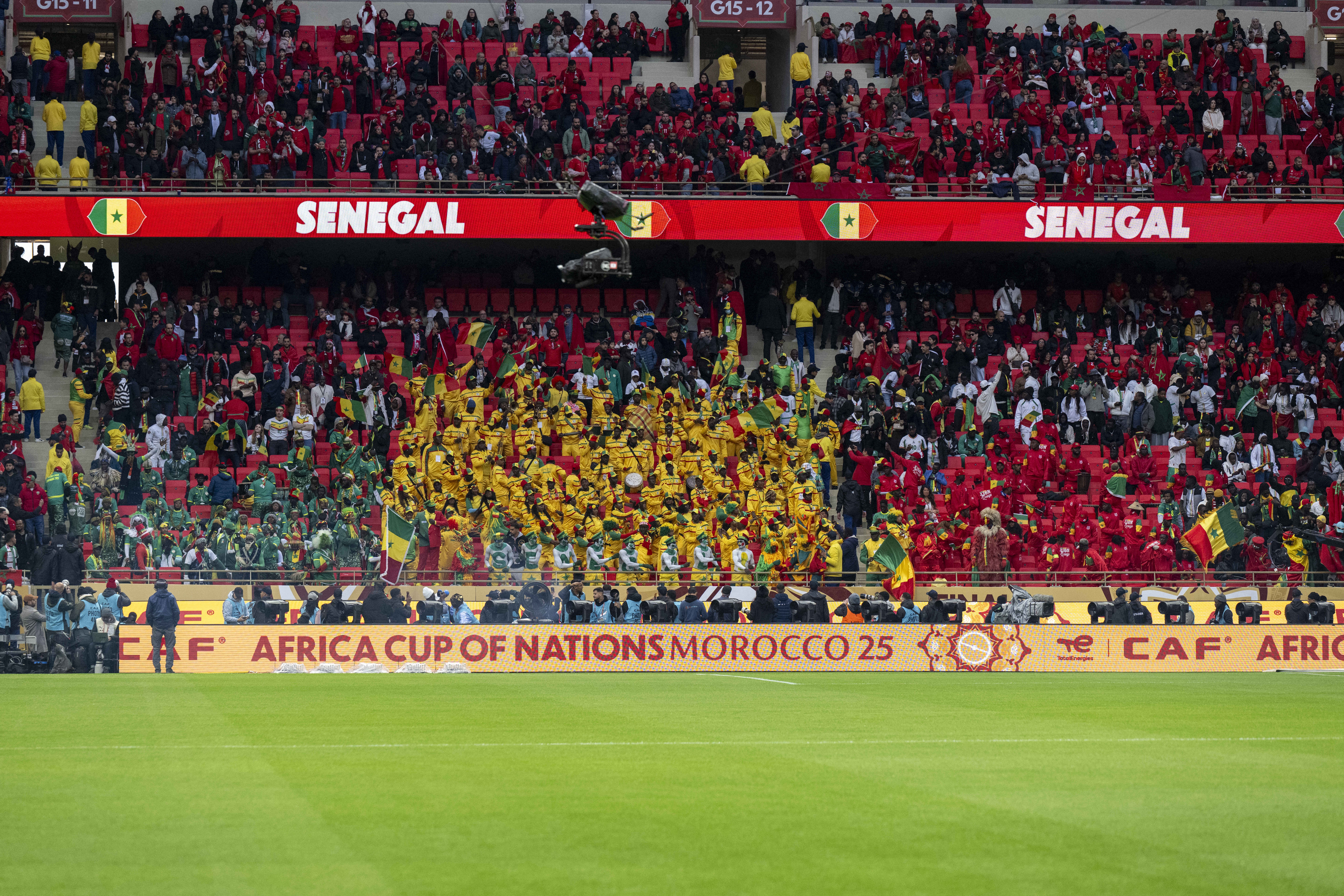 Senegal fans at AFCON 2025 final