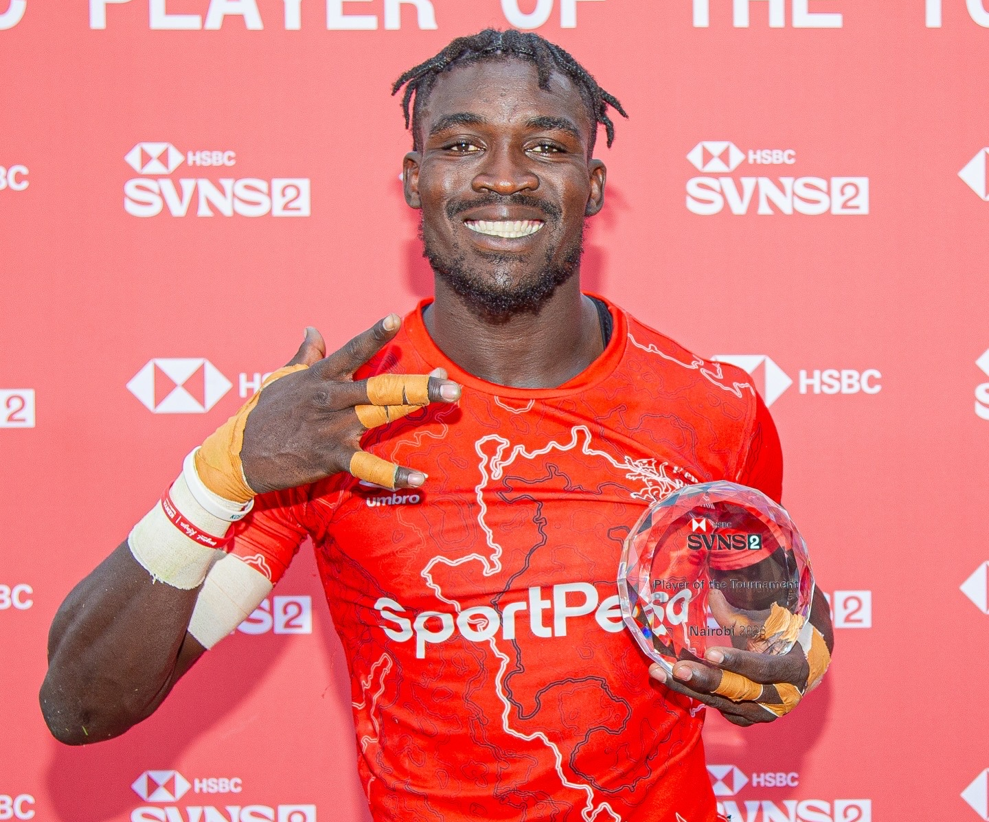 HSBC SVNS 2 Nairobi Leg Player of the Tournament George Ooro confident Kenya 7s will bounce back in the remaining legs