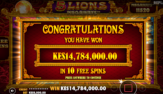 5 Lions Megaways