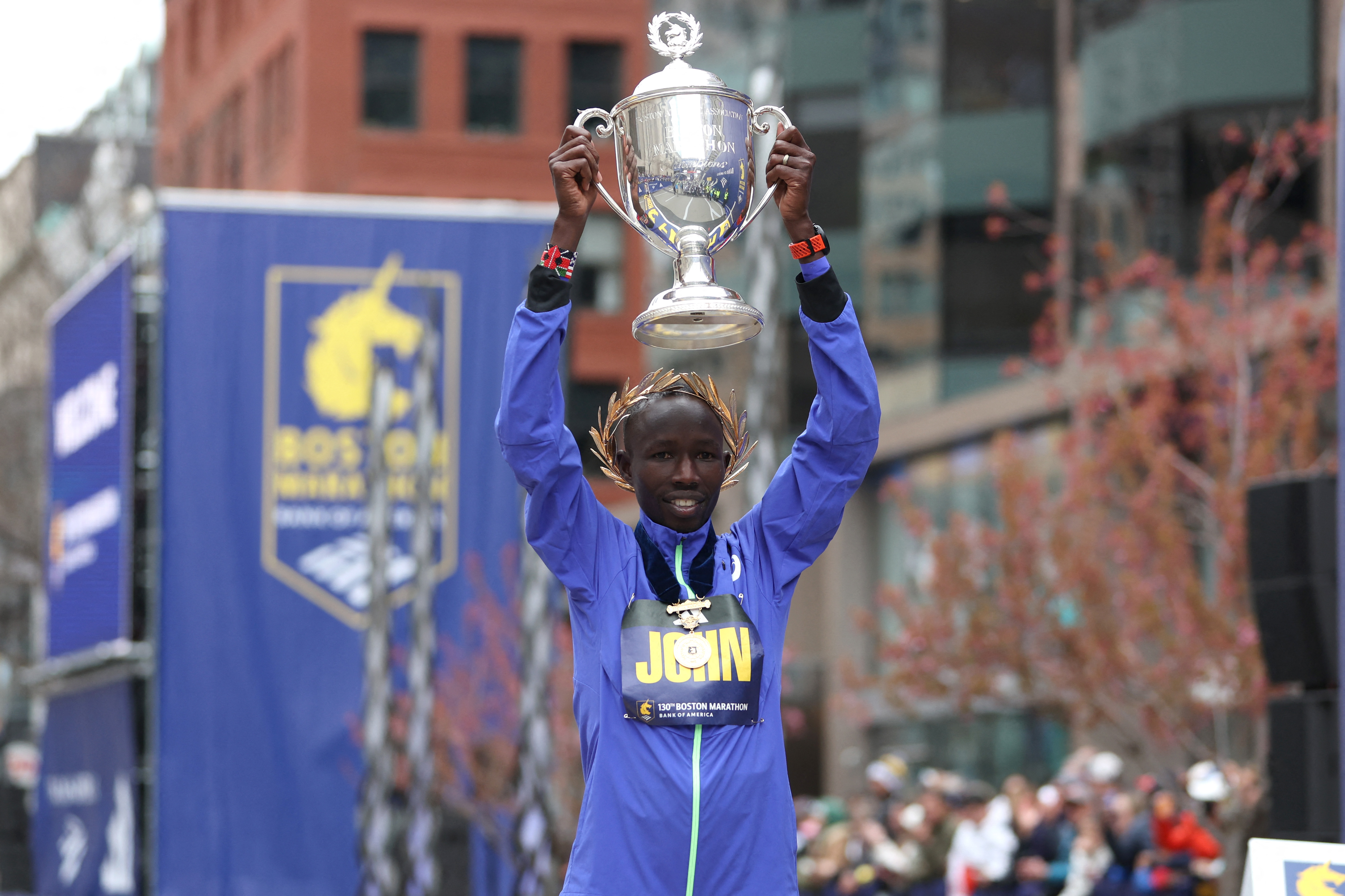 Millions John Korir will receive after smashing 15-year-old Boston Marathon course record