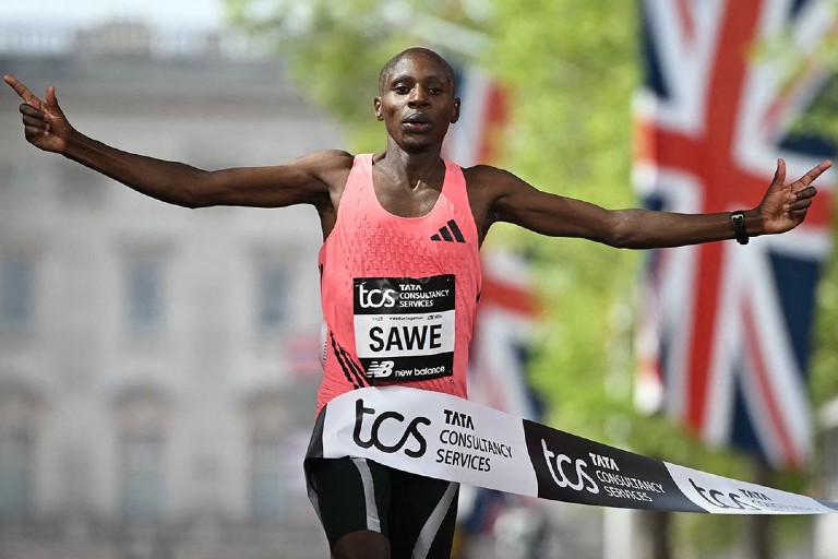 How Kenya’s Sabastian Sawe made marathon history in London