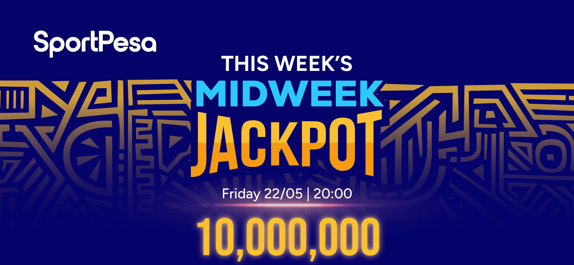 You can win 10 million Kenyan shillings this week by placing your bet on the SportPesa Midweek Jackpot.