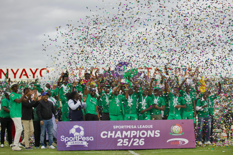 President Ruto congratulates Gor Mahia for reclaiming the SportPesa League title