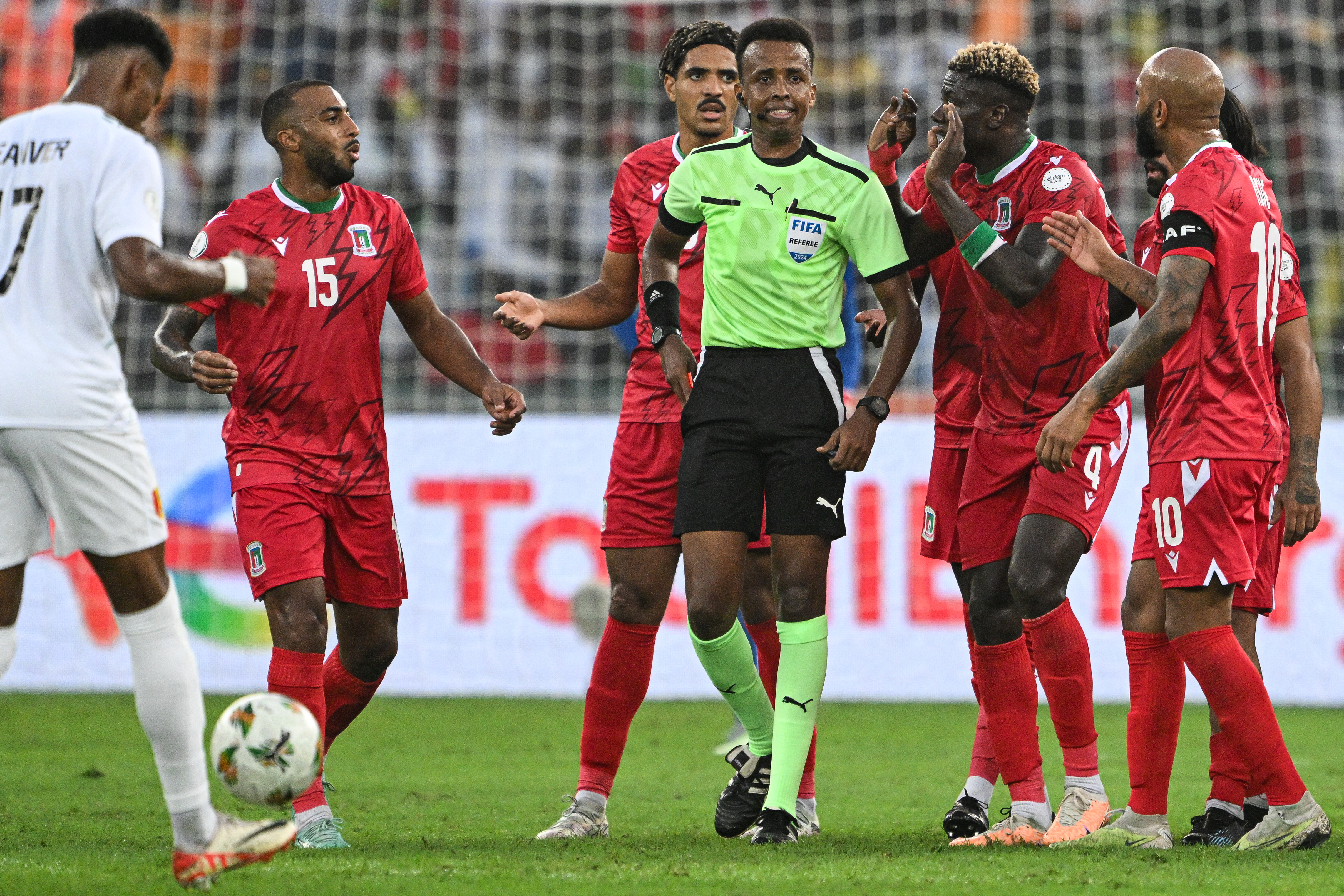 Somali referee Omar Artan