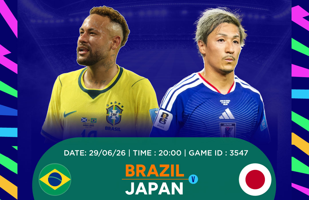 Brazil vs Japan lineups- World Cup