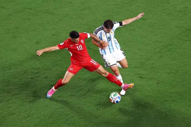 Argentina vs Switzerland: Reigning champions beat 10-man Swiss to reach  2026 World Cup semifinals