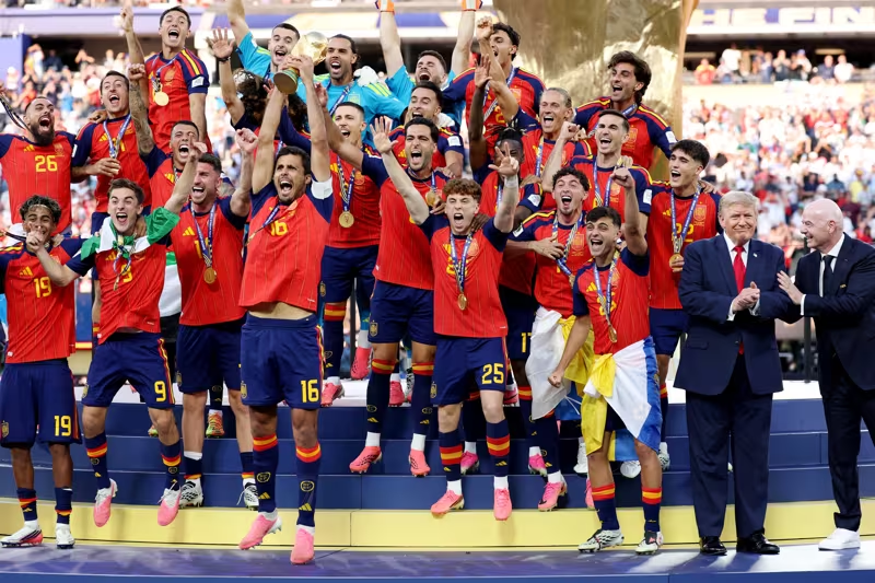 Spain vs Argentina//IMAGE FIFA