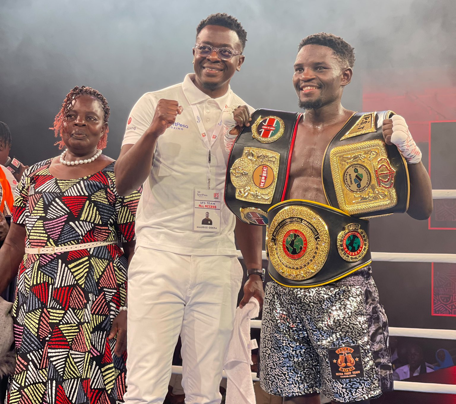Fast-rising boxer Javan Buyu knocks out Idd to win UBO Intercontinental title at Saturday's SportPesa Boxing Night