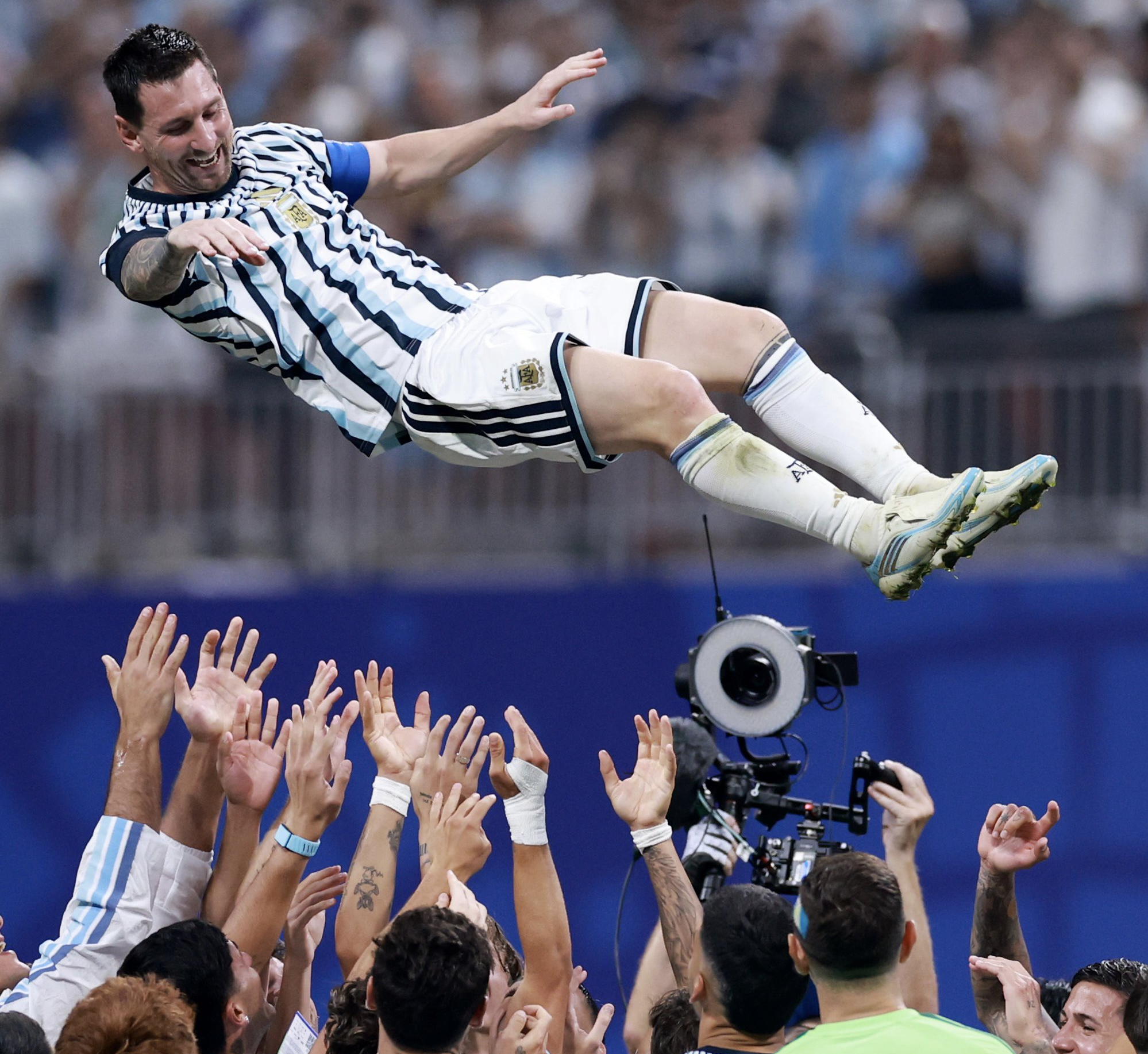 Alvarez and Lautaro hail Lionel Messi after inspirational comeback against Egypt