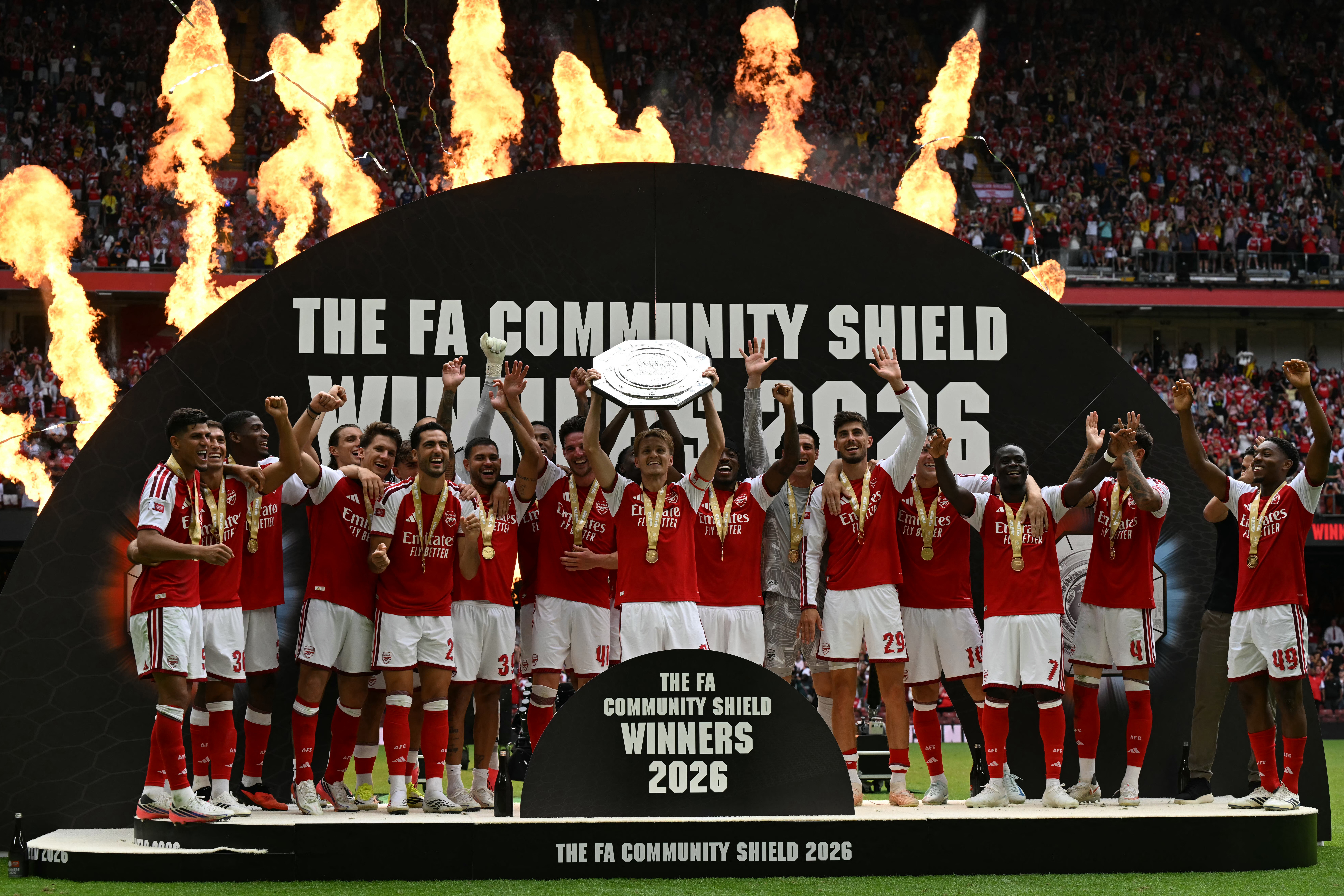Arsenal down Man City to win Community Shield as Maresca gets early season wake-up call