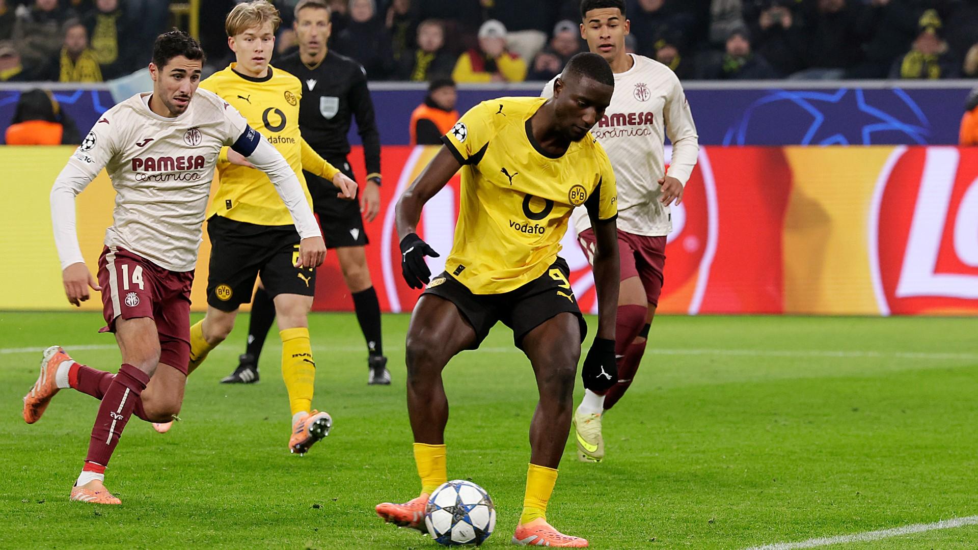 Dortmund vs Villarreal lineups
