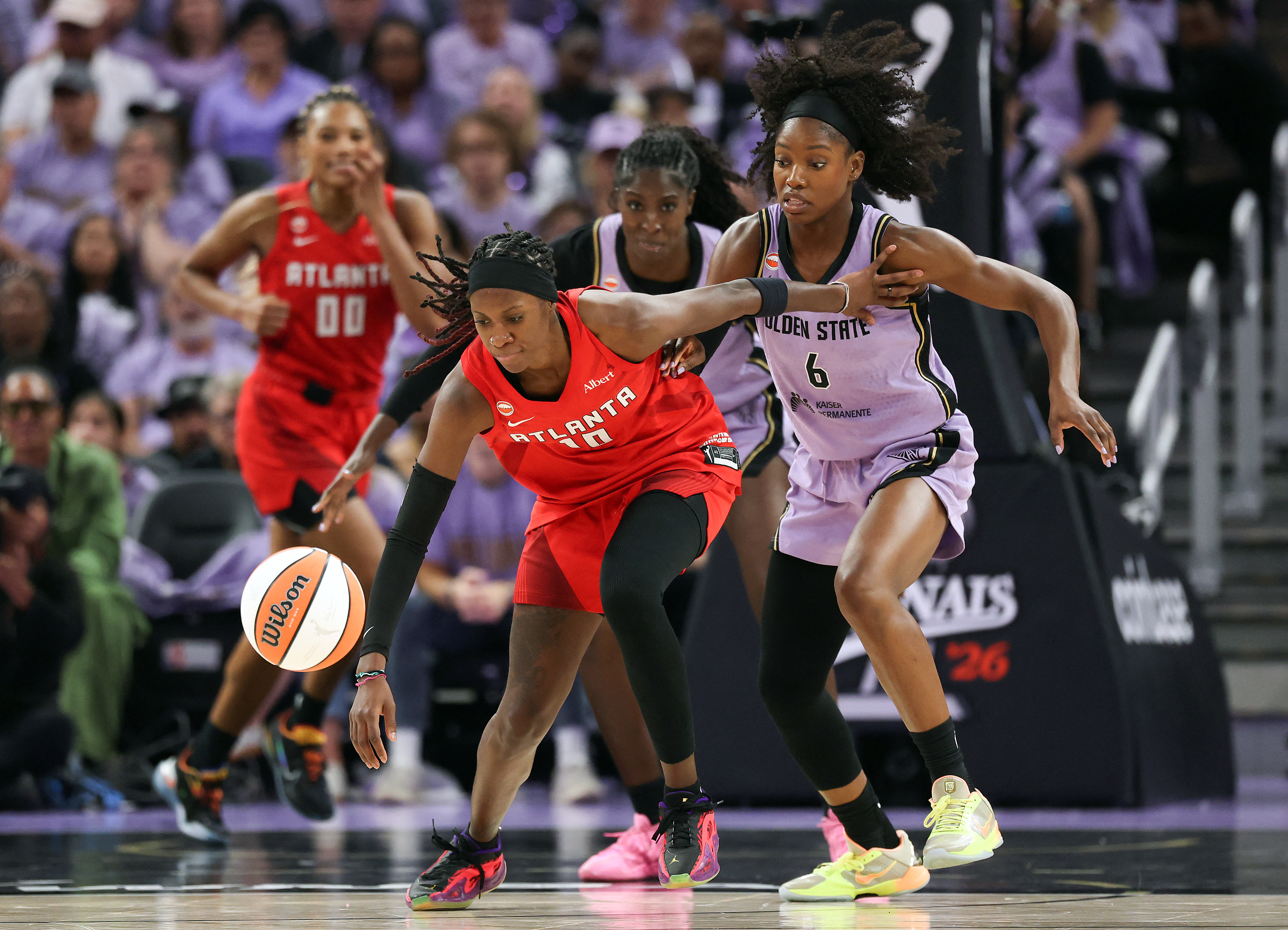 Atlanta Dream fall to Valkyries in WNBA Finals opener